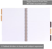 Projectboek Pukka Kraft A4 lijn 200 pagina's 80gr 1 Stuk-4