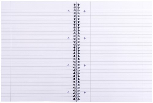 Collegeblok Pukka Jotta A4 lijn 4-g 200pag 80gr gn 1 Stuk-2