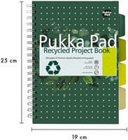 Projectboek Pukka Recy B5 lijn 200pag 80gr gn 1 Stuk-3