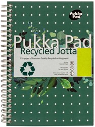 Notitieboek Pukka Jotta A5 lijn 110pag 80gr gn 1 Stuk