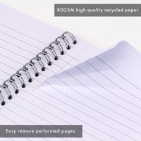 Notitieboek Pukka Jotta A5 lijn 110pag 80gr gn 1 Stuk-1