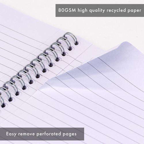 Notitieboek Pukka Jotta A5 lijn 110pag 80gr gn 1 Stuk-1