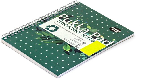 Notitieboek Pukka Jotta A5 lijn 110pag 80gr gn 1 Stuk-2