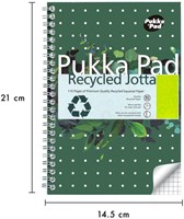 Notitieboek Pukka Jotta A5 rt 5x5 110pag 80gr gn 1 Stuk-3
