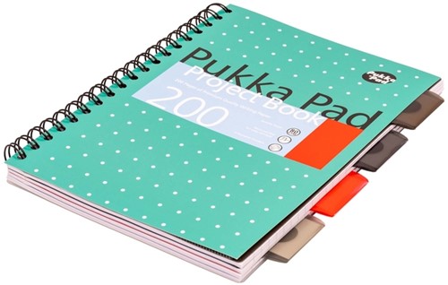 Projectboek Pukka Metallic B5 lijn 200pag 80gr gn 1 Stuk-2