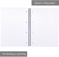 Collegeblok Pukka Jotta A4 rt 5x5 4-g 200pags gn 1 Stuk-2