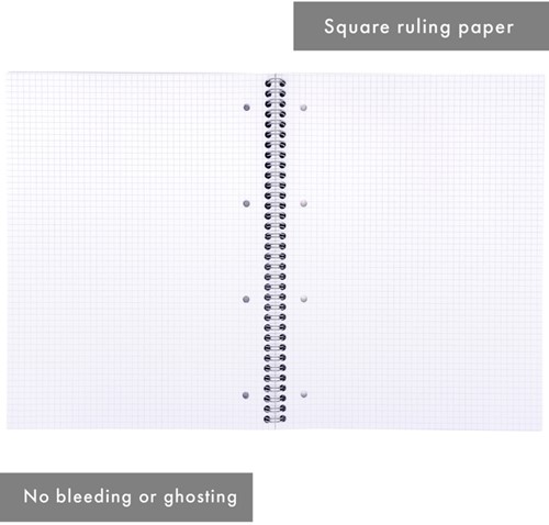 Collegeblok Pukka Jotta A4 rt 5x5 4-g 200pags gn 1 Stuk-2