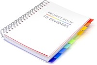 Projectboek Pukka White B5 lijn 10-tabs 400pag 1 Stuk-2