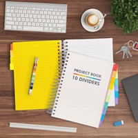 Projectboek Pukka White B5 lijn 10-tabs 400pag 1 Stuk-4