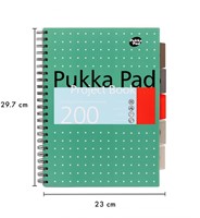 Projectboek Pukka Metallic A4 lijn 200pag gn 1 Stuk-3
