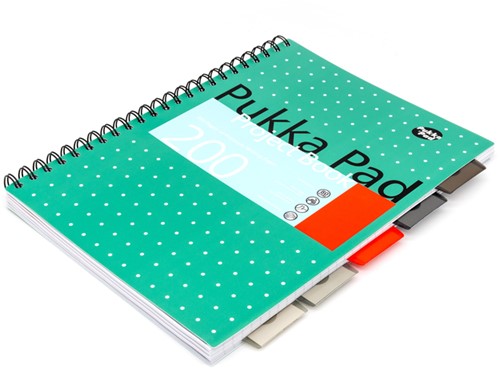 Projectboek Pukka Metallic A4 lijn 200pag gn 1 Stuk-1
