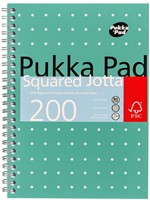 Notitieboek Pukka Jotta A5 rt 5x5 200pag 80gr gn 1 Stuk