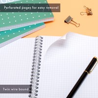 Notitieboek Pukka Jotta A5 rt 5x5 200pag 80gr gn 1 Stuk-2