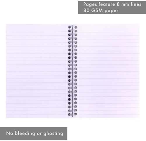 Notitieboek Pukka Jotta A5 lijn 200pag 80gr gn 1 Stuk-1