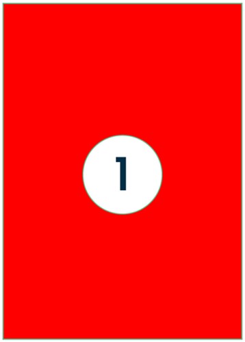 Etiket Rillprint 210x297mm fluorrood 100 etiketten 100 Vel-3