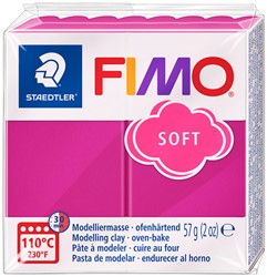 Boetseerklei Fimo soft 57 g framboos 1 Stuk