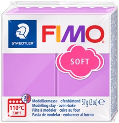Boetseerklei Fimo soft 57 g lavendel 1 Stuk