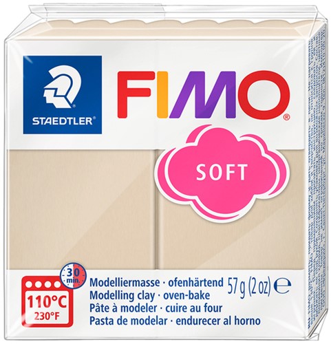 Boetseerklei Fimo soft 57 g sahara 1 Stuk