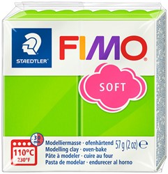 Boetseerklei Fimo soft 57 g appelgroen 1 Stuk