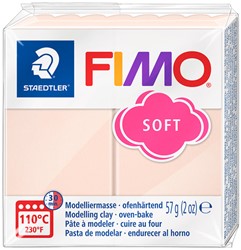 Boetseerklei Fimo soft 57 g perzik 1 Stuk
