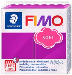 Boetseerklei Fimo soft 57 g purperviolet 1 Stuk