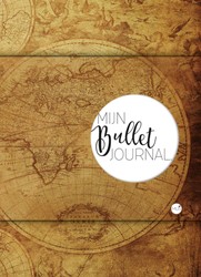 Mijn Bullet Journal wereldkaart dots 240 pagina's 1 Stuk