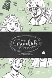 Schetsbk CreaChick Sage Green 14.5x21cm 240gr 1 Stuk