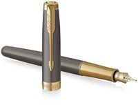 Vulpen Parker Sonnet Grey Collection GT M grijs 1 Stuk-3