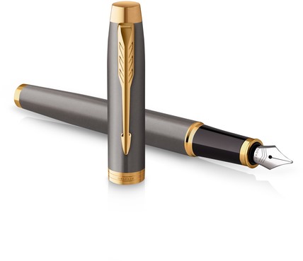 Vulpen Parker IM Grey Collection GT M grijs 1 Stuk-1