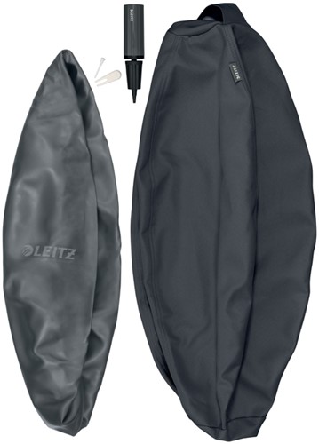 Actieve zitbal Leitz Ergo 65cm anti-rol donkergrijs-9