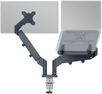 Monitor en laptoparm Leitz Ergo donkergrijs 1 Stuk-8