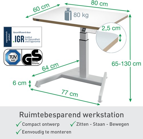 Zit-sta bureau Leitz Ergo elektrisch compact-12