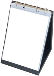 Tafelflipover Rillstab  A4 staand zwart 10 tassen 10 Stuk