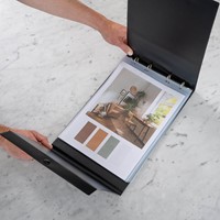 Tafelflipover Rillstab  A4 staand zwart 10 tassen 10 Stuk-3