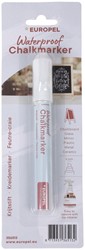 Krijtstift Europel watervast 3-6mm wit 1 Stuk