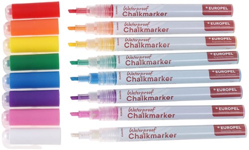 Krijtstift Europel watervast 1-3mm ass 8 stuks 8 Stuk-2