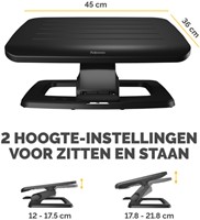 Voetensteun Fellowes Hana LT zwart 1 Stuk-2
