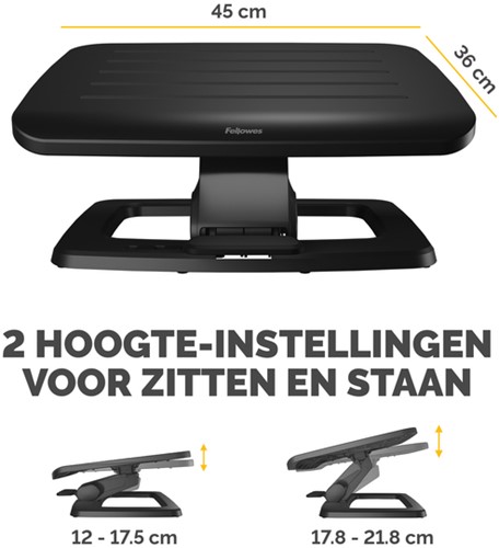 Voetensteun Fellowes Hana LT zwart 1 Stuk-2