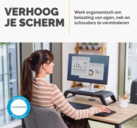 Monitorstandaard Fellowes Hana LT zwart 1 Stuk-3