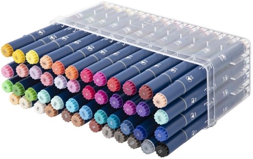 Alcoholmarker Nassau duopunt 48 stuks assorti 1 Doos-3