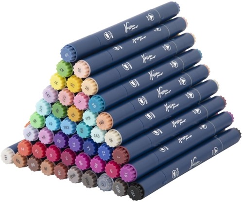 Alcoholmarker Nassau duopunt 48 stuks assorti 1 Doos-1