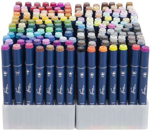 Alcoholmarker Nassau duopunt 168 stuks assorti 1 Doos-1