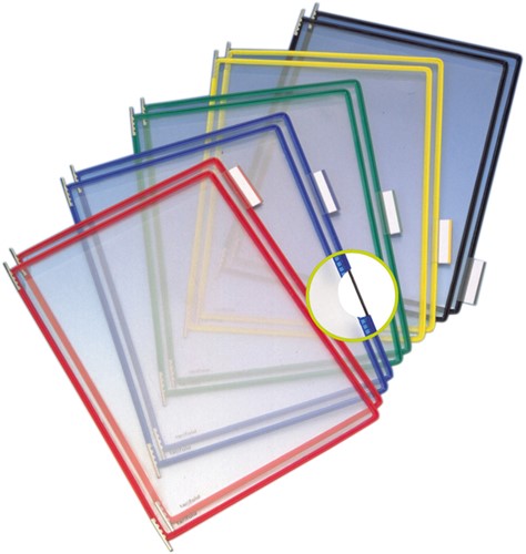 Zichtpaneel Tarifold A4 verticaal assorti 10st 10 Stuk-3