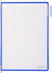 Zichtpaneel Tarifold A4 verticaal blauw 10st 10 Stuk