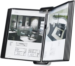 Zichtpanelensysteem wand Tarifold VEO A4 PP zwart 1 Stuk