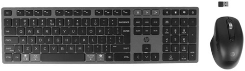 Toetsenbord + muis HP 725 oplaadbaar draadloos 1 Stuk