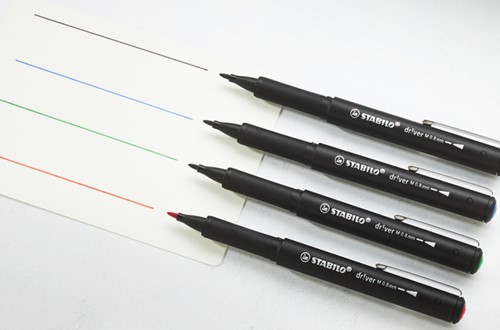 Fineliner STABILO dr!ver medium groen 1 Stuk-2