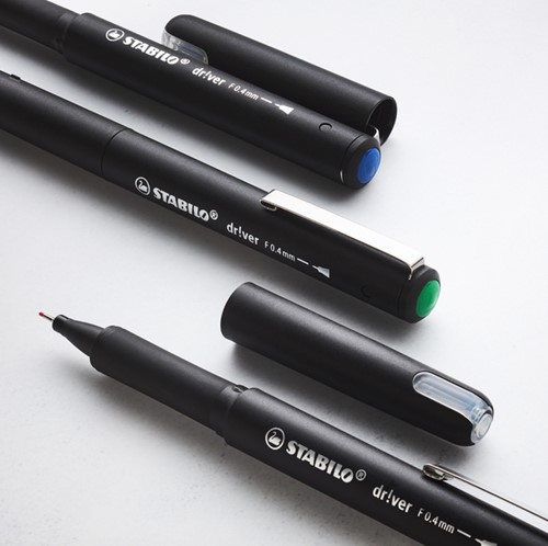 Fineliner STABILO dr!ver fijn rood-3