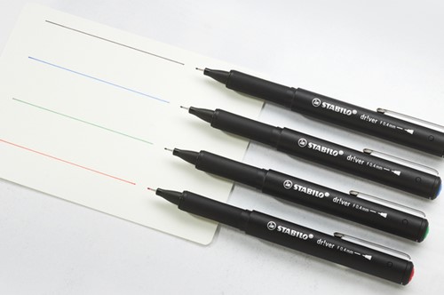 Fineliner STABILO dr!ver fijn rood-1