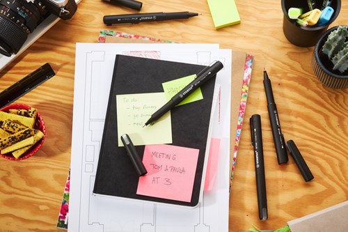 Fineliner STABILO dr!ver fijn rood 1 Stuk-4